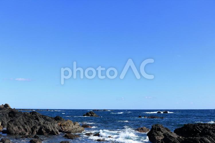 室戸岬の海岸線 風景,室戸岬,海の写真素材