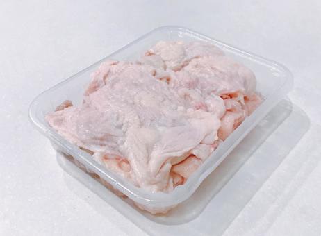 鳥皮 鳥皮 鳥皮,鶏皮,食べ物の写真素材