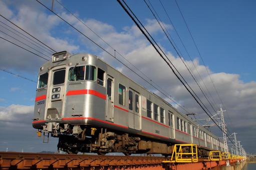 Sanyo Electric Railway, 3000 series, 3000 train, JPG Sanyo Electric Railway, 3000 series, 3000 train, JPG