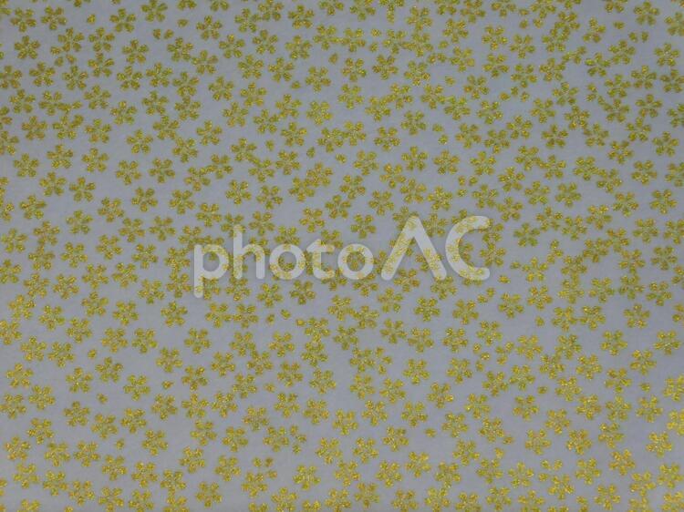 金の花柄和紙のイメージ　テクスチャ テクスチャ,ゴールド,金の写真素材