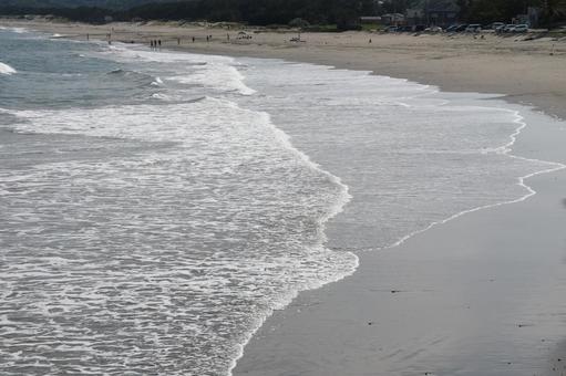 海 海,波打ち際,波の写真素材