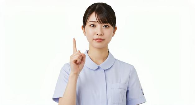 アドバイスをする看護師 アドバイスをする看護師の写真