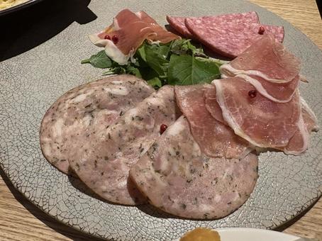 生ハム 生ハム イタリアン,ロース,生ハムの写真素材