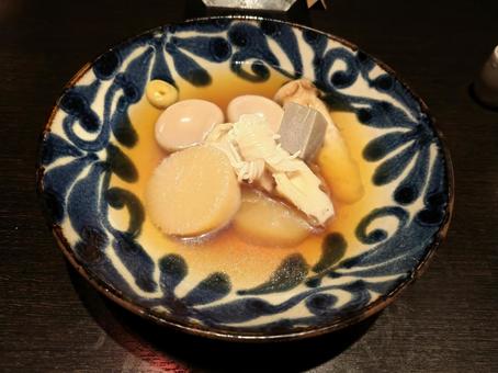 おでんの盛り合わせ 和食,冬の定番,おでんの写真素材