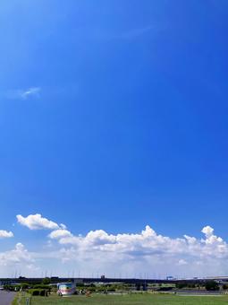 夏空 夏空の写真