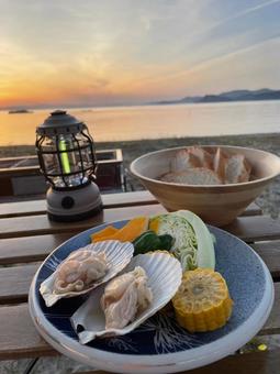 BBQ on the beach, JPG