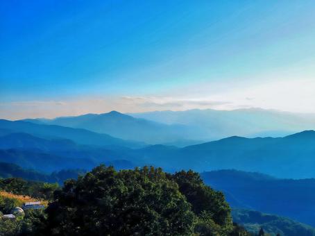 登谷山からの展望 登谷山からの展望 登谷山,絶景,景色の写真素材