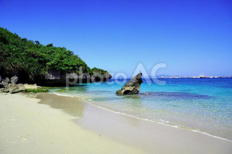 穏やかな夏の休暇（沖縄） 沖縄,旅行,うるま市の写真素材