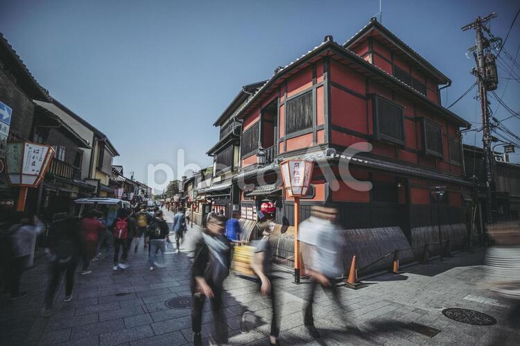 京都の街並み風景 京都,日本,アジアの写真素材