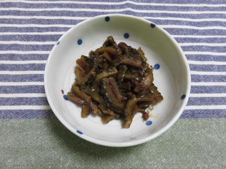 ゴーヤの佃煮 ゴーヤの佃煮の写真