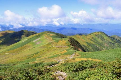 月山 月山 月山,日本百名山,百名山の写真素材