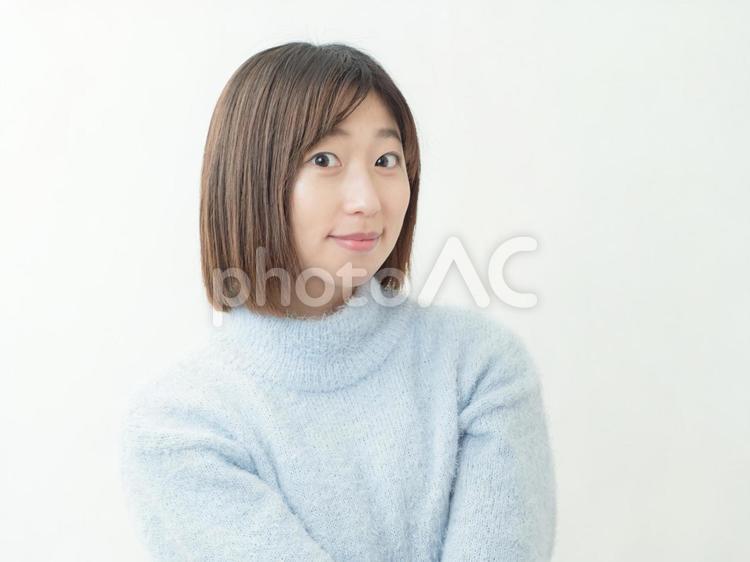 笑顔の女性のイメージ 女性,笑顔,可愛いの写真素材