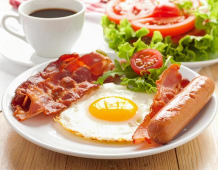 アメリカンブレックファースト(朝食) アメリカンブレックファースト(朝食)の写真