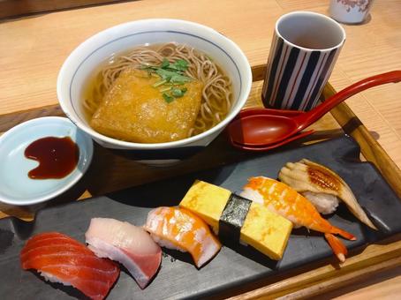 にぎり定食 にぎり,にぎり寿司,にぎりランチの写真素材