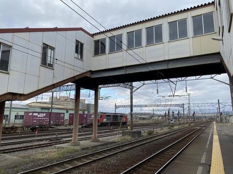 五稜郭駅 五稜郭駅 駅,鉄道,風景の写真素材