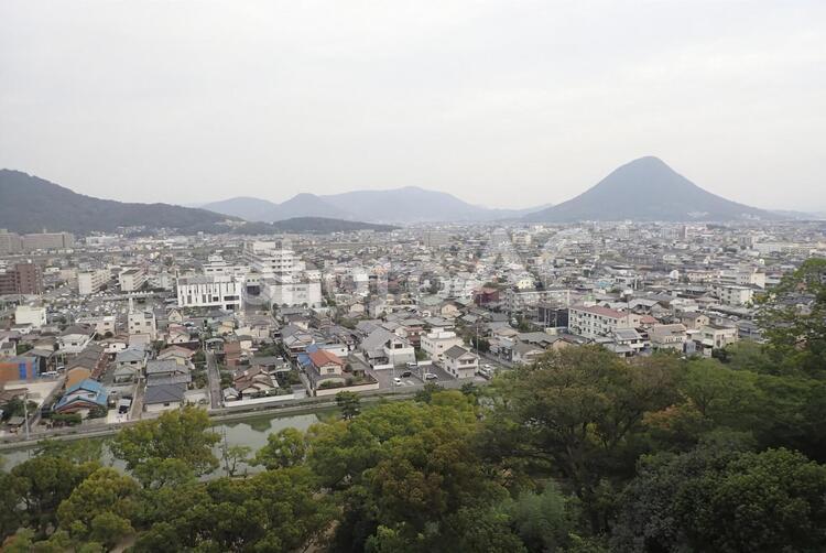 香川県の街並み 香川,香川県,町の写真素材