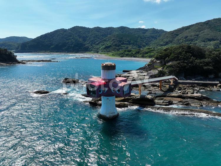 高知県土佐清水市　足摺海底館 足摺海底館,海底館,海中展望台の写真素材