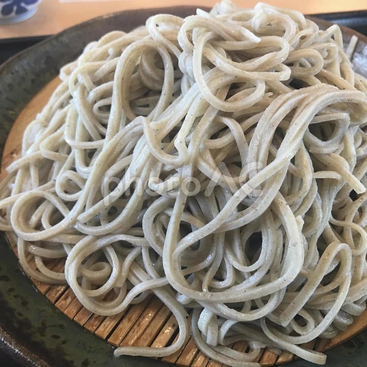 打ちたての蕎麦 そば,蕎麦,ざるそばの写真素材
