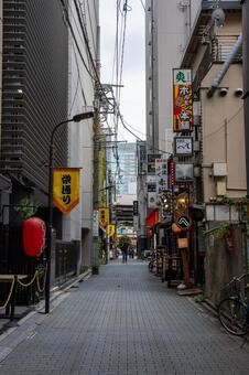 新橋栄通り 新橋,栄通り,路地裏の写真素材
