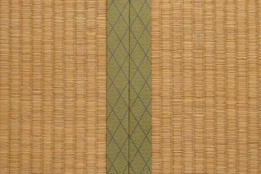 畳のヘリと編み目テクスチャ 畳,畳表,ヘリの写真素材