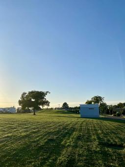 夕方の公園 夕方の公園 公園,自然,晴れの写真素材