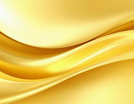 ゴールドのドレープの背景イラストの写真