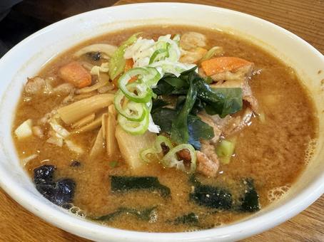 ラーメン 焼肉味噌ラーメン,焼肉みそラーメン,みそラーメンの写真素材