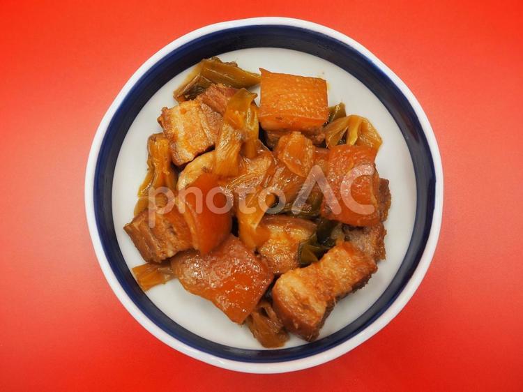 家庭料理・豚の角煮 豚の角煮,家庭料理,煮物の写真素材