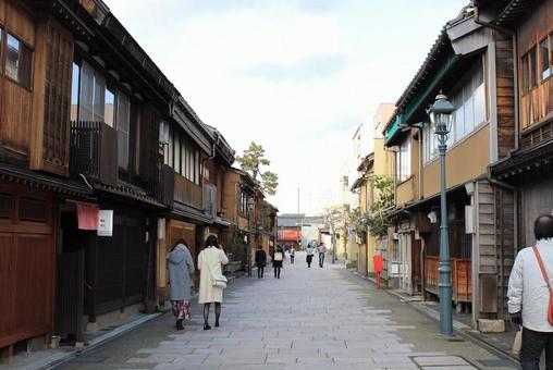 街並み 街並み 東茶屋街,街並み,和風の写真素材