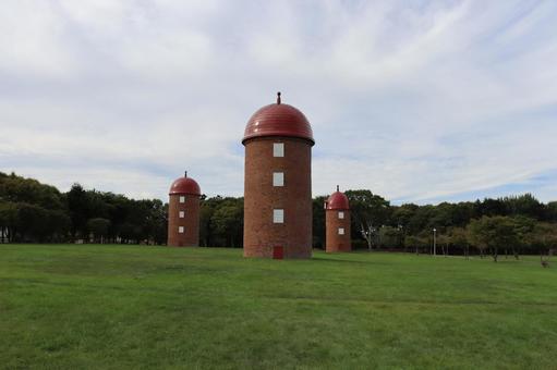 明治公園のサイロ 明治公園のサイロ 北海道,根室市,明治公園の写真素材