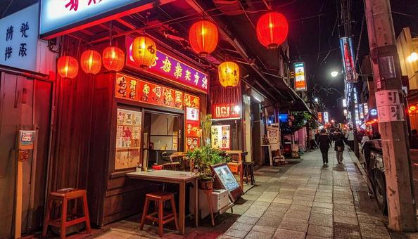 屋台の街並みイメージ 屋台の街並みイメージの写真