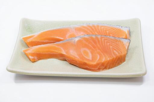 骨取り 鮭 骨取り,鮭,魚の写真素材