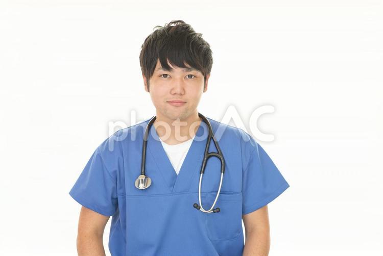 微笑む男性医師 医師,医者,ドクターの写真素材