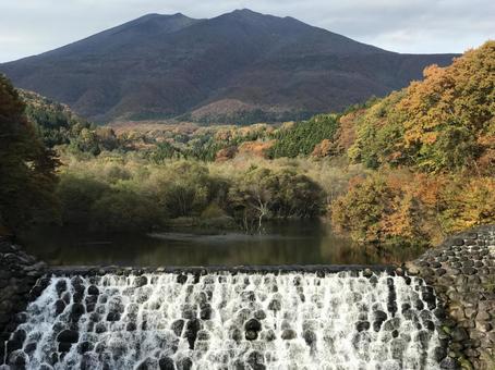 紅葉の蔵王 自然,風景,蔵王の写真素材