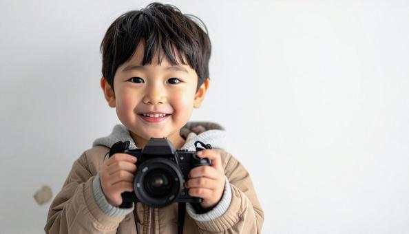 子供とカメラ 子供とカメラの写真