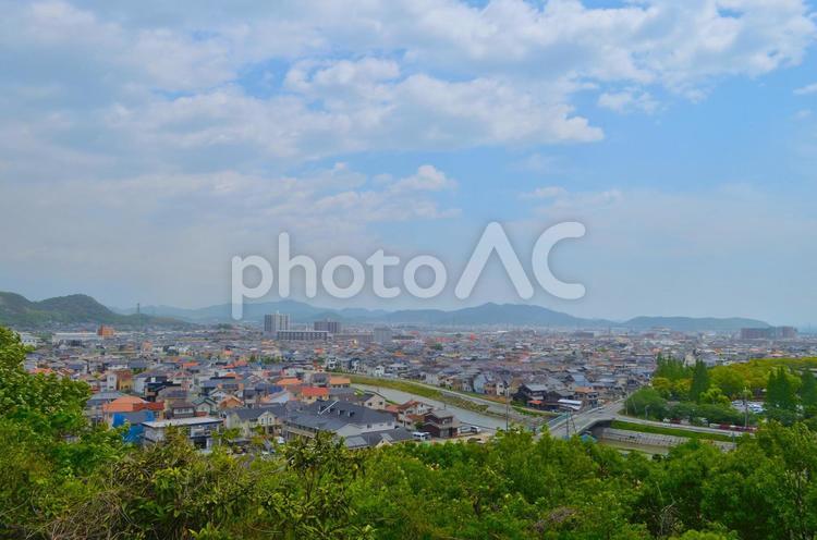 住宅地の風景 高砂,高砂市,市の写真素材