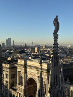 イタリア　Duomo　ドゥオモ　尖塔部 教会,大聖堂,尖塔部の写真素材