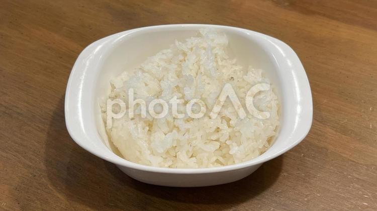 白ごはん（子ども用の器、ヨコ） 白ごはん,ライス,ご飯の写真素材