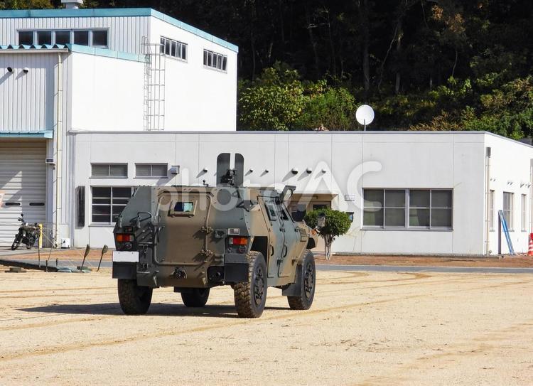 訓練に参加する陸上自衛隊の軽装甲機動車 陸上自衛隊,自衛隊,ミリタリーの写真素材