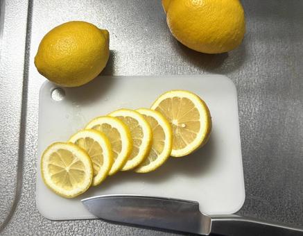 Photo, sliced lemon, a slice, lemon, 