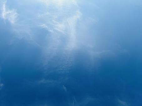 美しい空、柔らかな高層雲 青空,スカイ,雲の写真素材