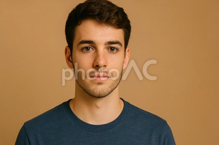 若い男性ポートレート・外国人・上半身 外国人,若い男性,ポートレートの写真素材