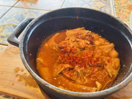 スペイン風和牛もつ煮込み もつ煮,和牛,和牛もつ煮込みの写真素材