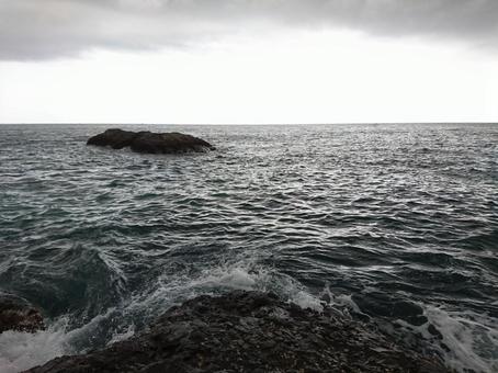 Photo, sea, high waves, wave, 