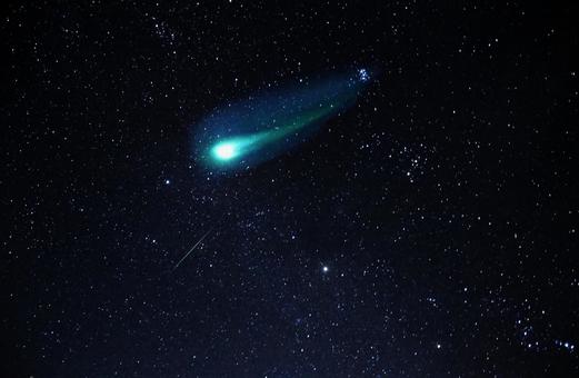 宇宙イメージ素材/星空・レモン彗星 宇宙イメージ素材/星空・レモン彗星 星空,夜空,星の写真素材