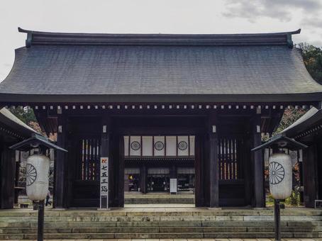 【奈良県】吉野町・吉野神宮 吉野神宮,吉野町,寺社仏閣の写真素材
