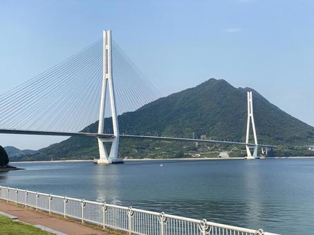 しまなみ海道 多々羅大橋・生口島・大三島 しまなみ海道 多々羅大橋・生口島・大三島 しまなみ海道,多々羅大橋,生口島の写真素材