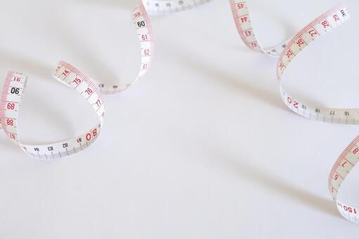 メジャー　巻き尺 メジャー,巻き尺,ダイエットの写真素材
