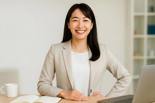 自信の女性の写真