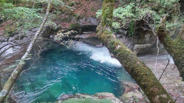 淵 淵,景色,渓谷の写真素材